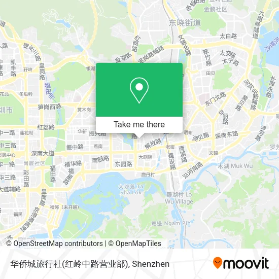 华侨城旅行社(红岭中路营业部) map