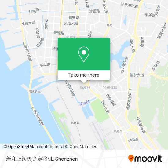 新和上海奥龙麻将机 map