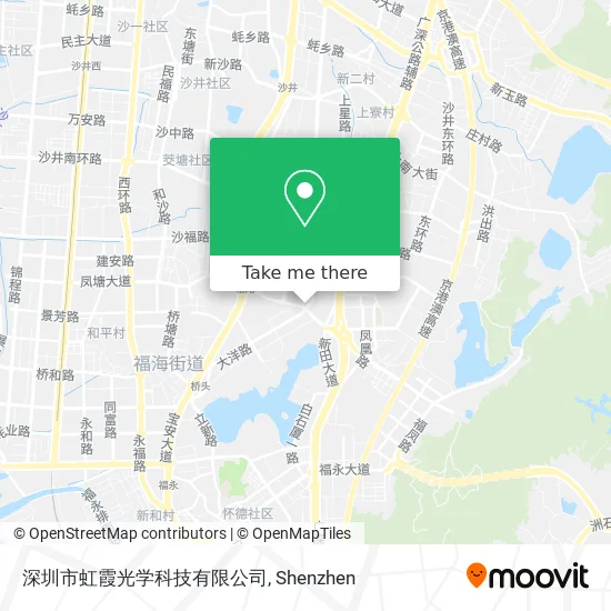 深圳市虹霞光学科技有限公司 map