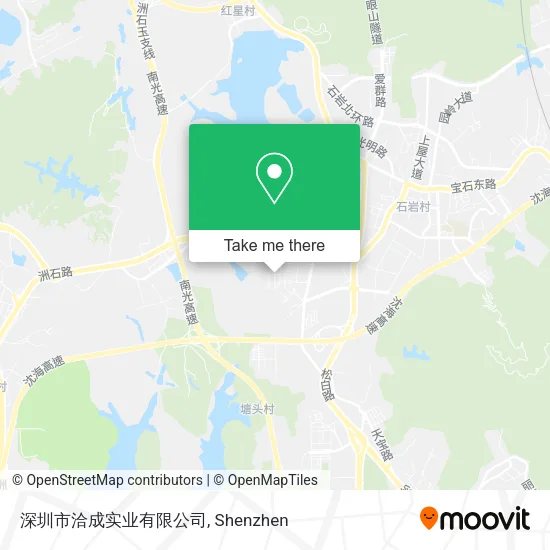 深圳市洽成实业有限公司 map