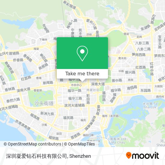 深圳凝爱钻石科技有限公司 map