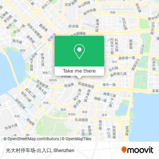 光大村停车场-出入口 map