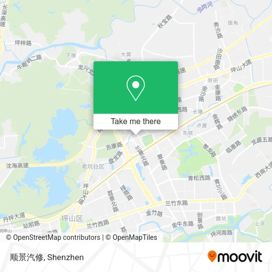 顺景汽修 map