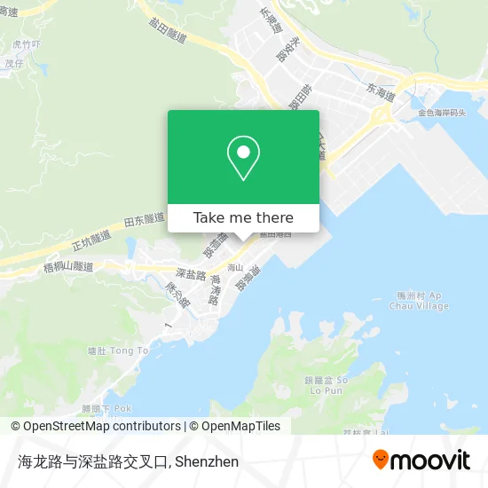 海龙路与深盐路交叉口 map
