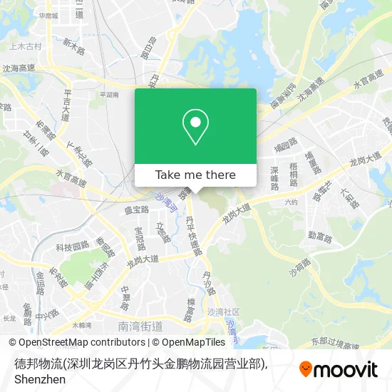 德邦物流(深圳龙岗区丹竹头金鹏物流园营业部) map