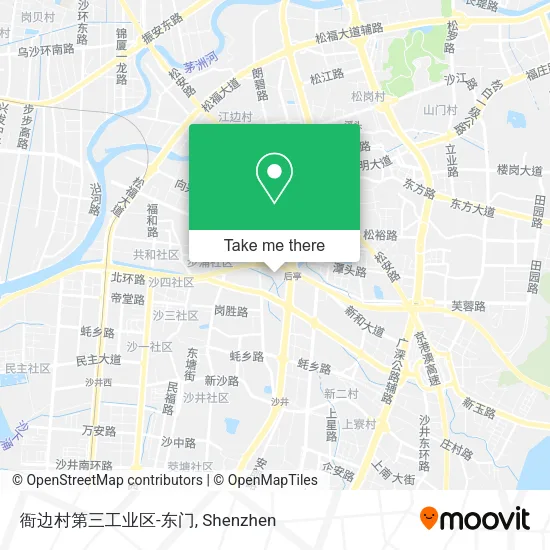 衙边村第三工业区-东门 map