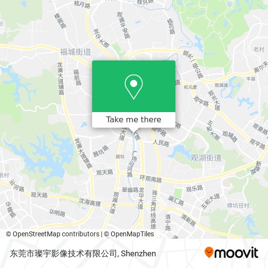 东莞市璨宇影像技术有限公司 map