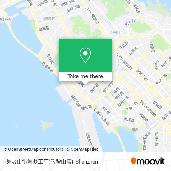 舞者山街舞梦工厂(马鞍山店) map