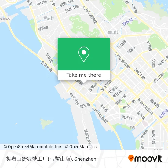 舞者山街舞梦工厂(马鞍山店) map
