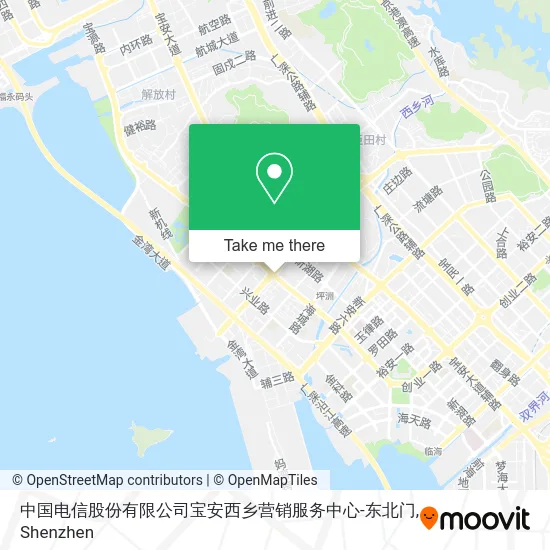 中国电信股份有限公司宝安西乡营销服务中心-东北门 map