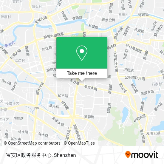 宝安区政务服务中心 map