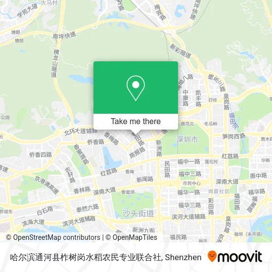 哈尔滨通河县柞树岗水稻农民专业联合社 map