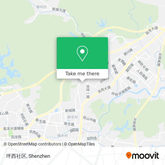 坪西社区 map