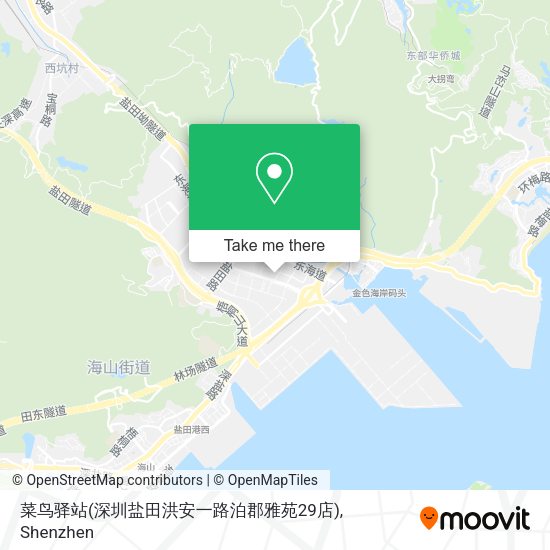 菜鸟驿站(深圳盐田洪安一路泊郡雅苑29店) map