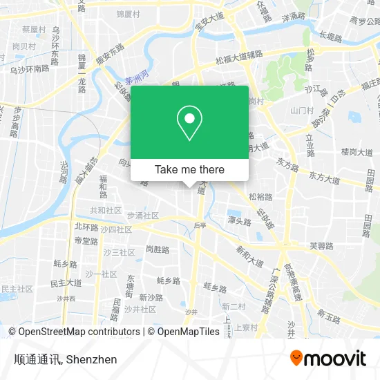 顺通通讯 map