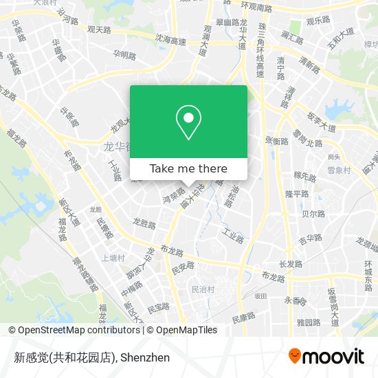 新感觉(共和花园店) map