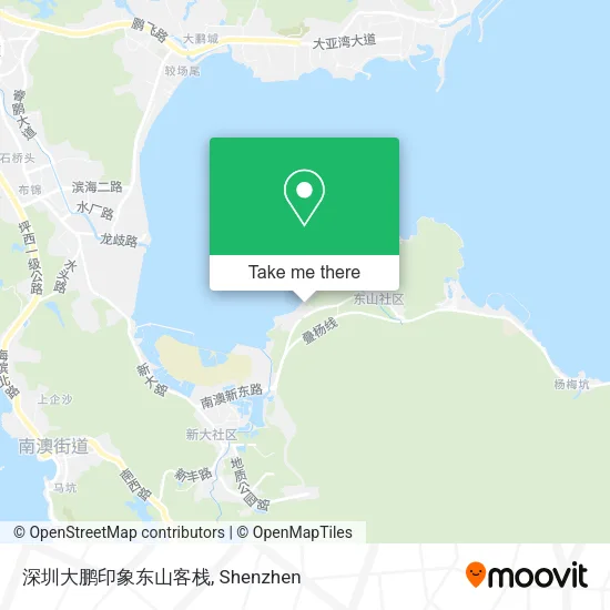 深圳大鹏印象东山客栈 map