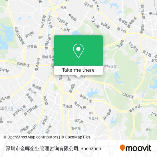 深圳市金晖企业管理咨询有限公司 map
