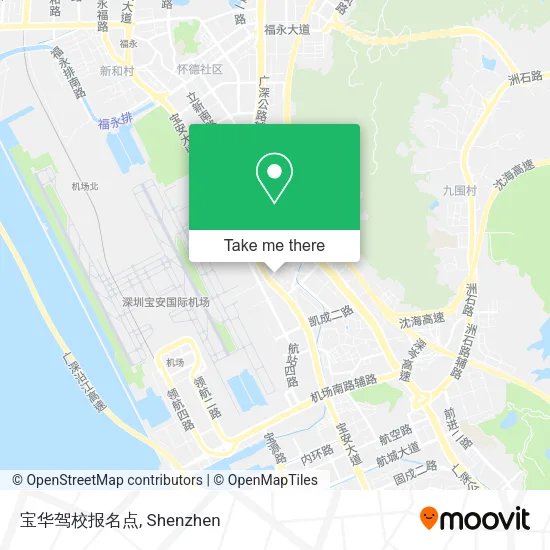 宝华驾校报名点 map