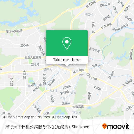 房行天下长租公寓服务中心(龙岗店) map