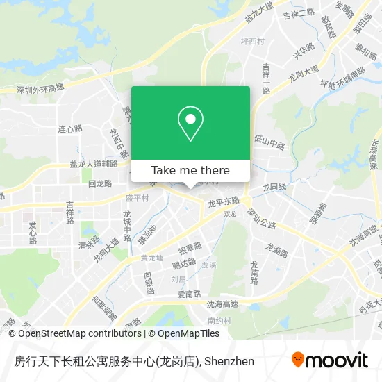 房行天下长租公寓服务中心(龙岗店) map