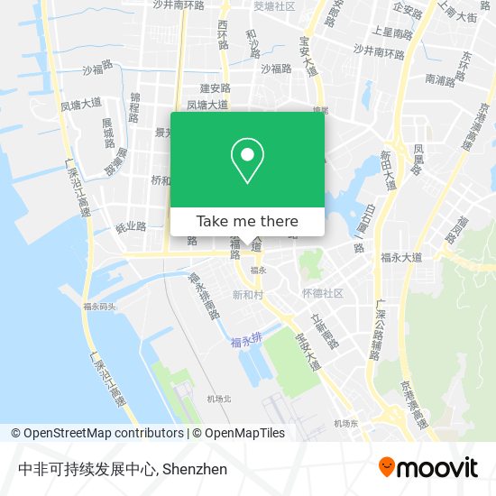 中非可持续发展中心 map