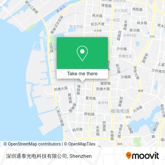 深圳通泰光电科技有限公司 map