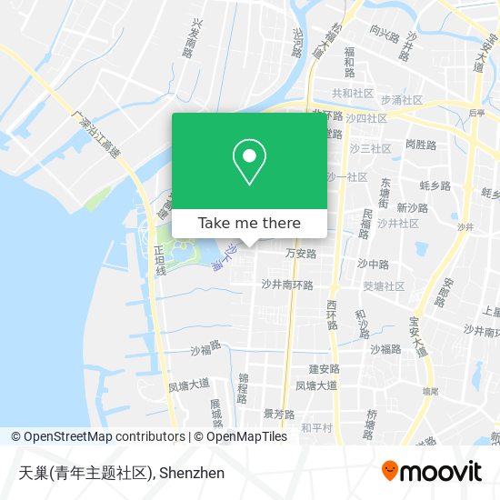 天巢(青年主题社区) map