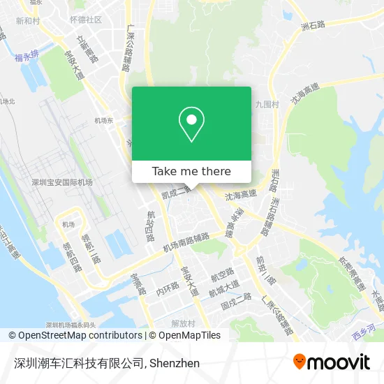 深圳潮车汇科技有限公司 map