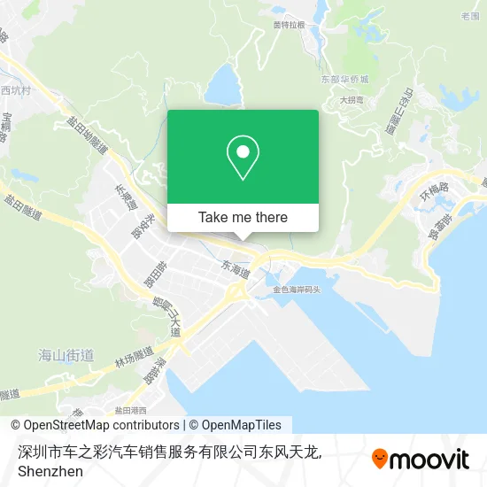 深圳市车之彩汽车销售服务有限公司东风天龙 map
