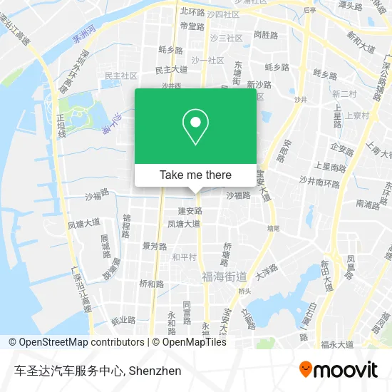车圣达汽车服务中心 map