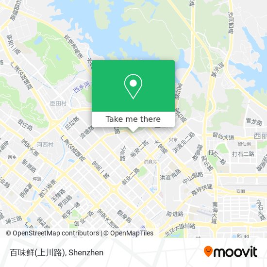 百味鲜(上川路) map