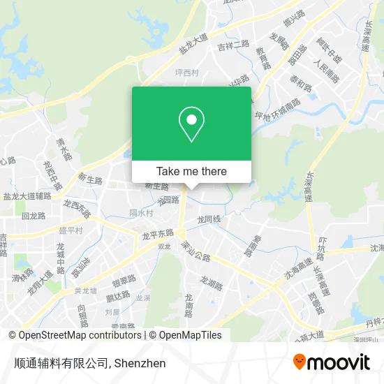 顺通辅料有限公司 map