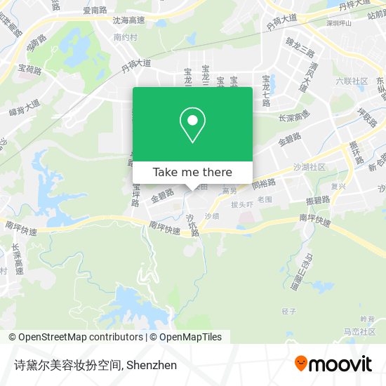 诗黛尔美容妆扮空间 map