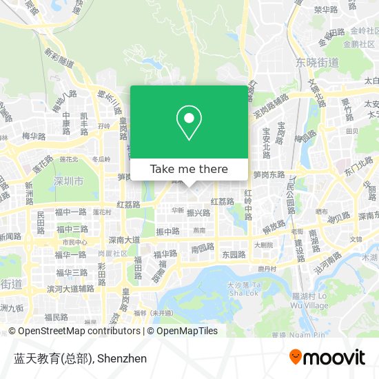 蓝天教育(总部) map