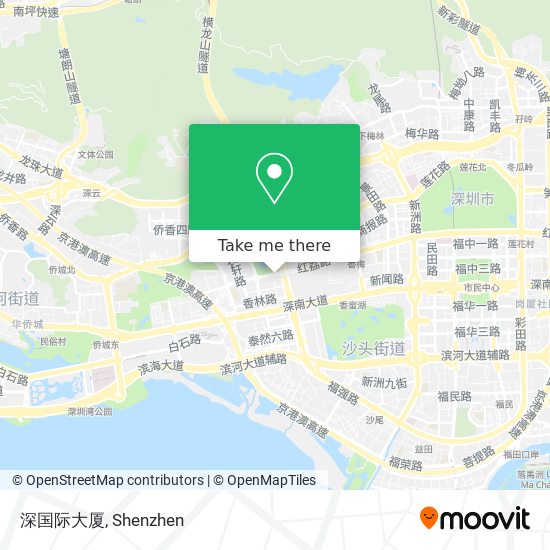 深国际大厦 map