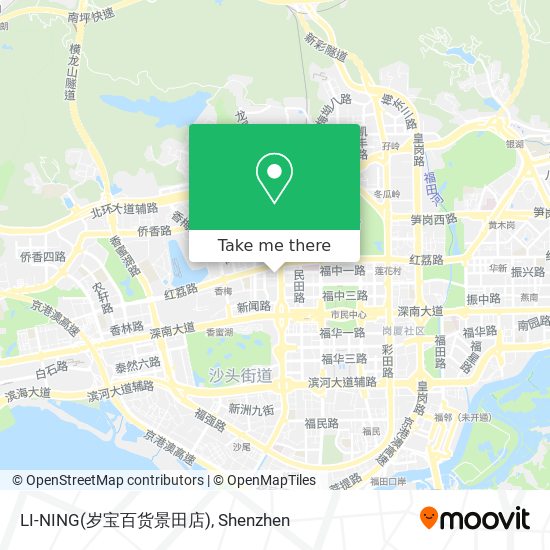 LI-NING(岁宝百货景田店) map