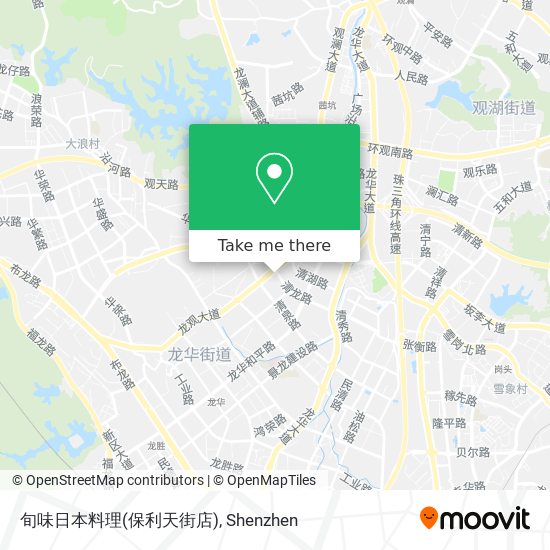 旬味日本料理(保利天街店) map