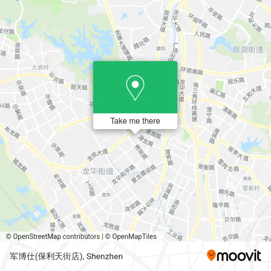 军博仕(保利天街店) map