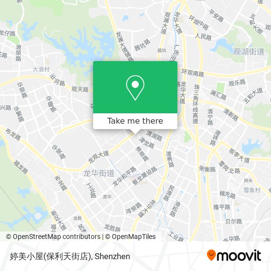 婷美小屋(保利天街店) map