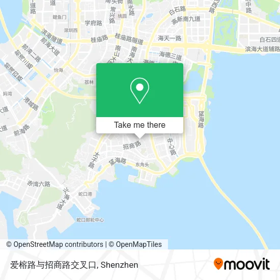 爱榕路与招商路交叉口 map