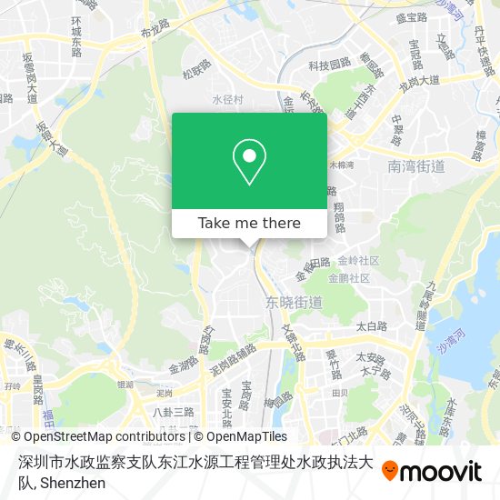 深圳市水政监察支队东江水源工程管理处水政执法大队 map