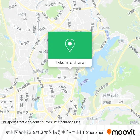 罗湖区东湖街道群众文艺指导中心-西南门 map