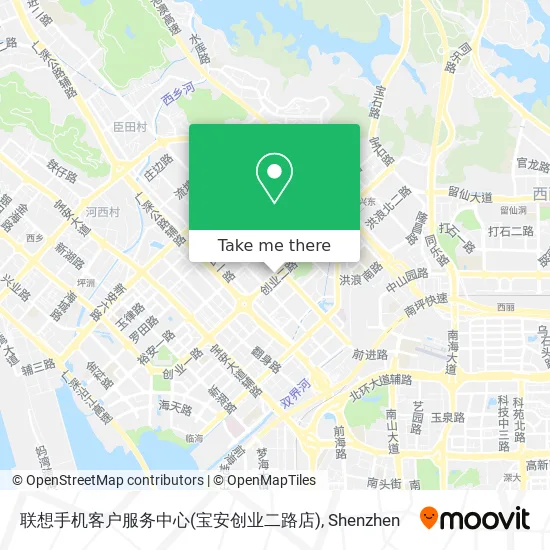 联想手机客户服务中心(宝安创业二路店) map