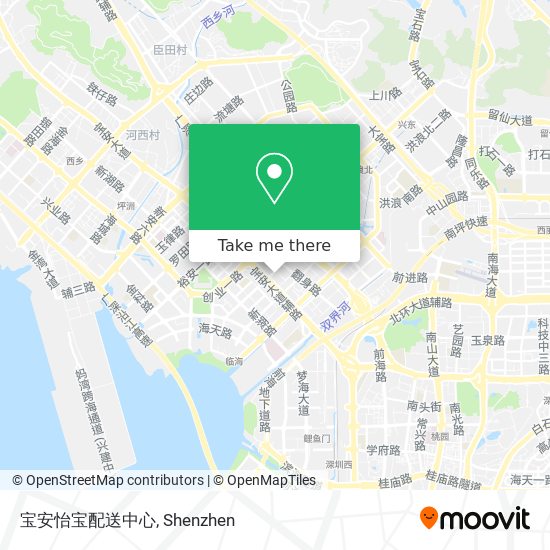 宝安怡宝配送中心 map