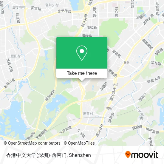 香港中文大学(深圳)-西南门 map