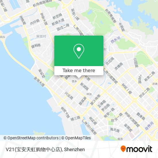 V21(宝安天虹购物中心店) map