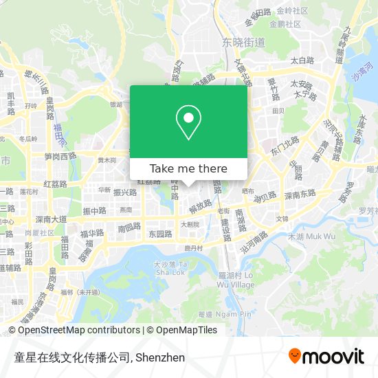 童星在线文化传播公司 map