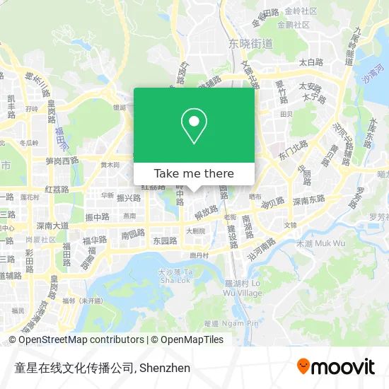 童星在线文化传播公司 map
