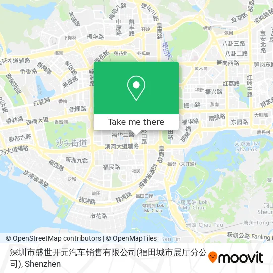 深圳市盛世开元汽车销售有限公司(福田城市展厅分公司) map